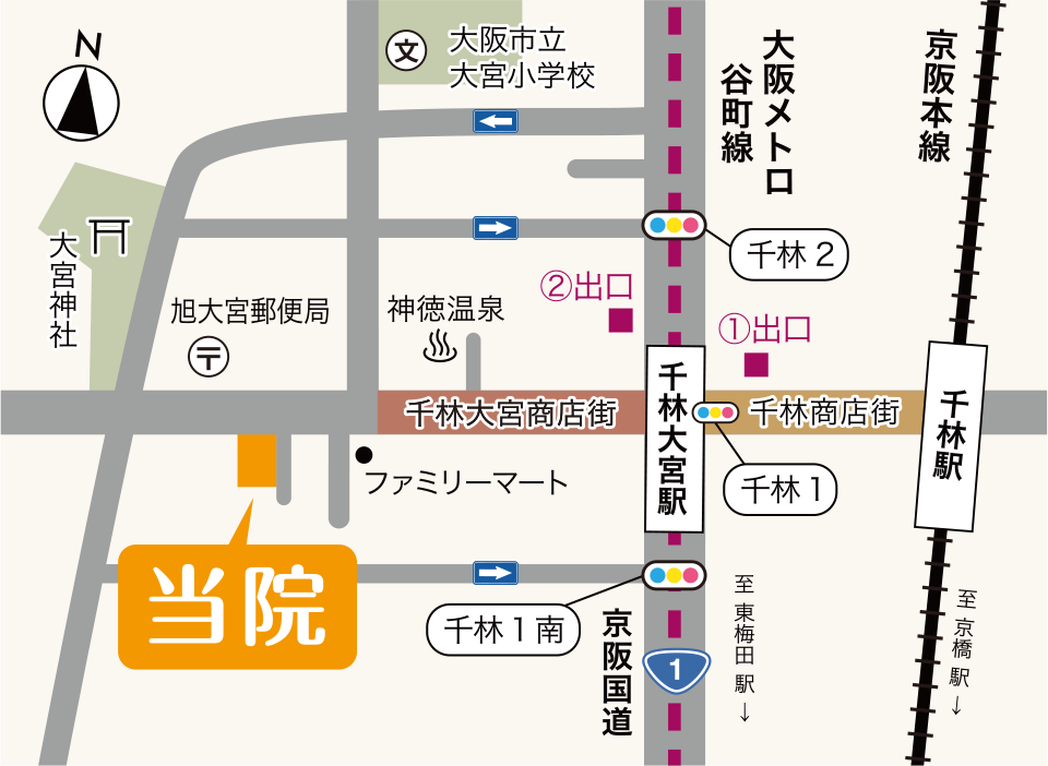 田村クリニックの地図